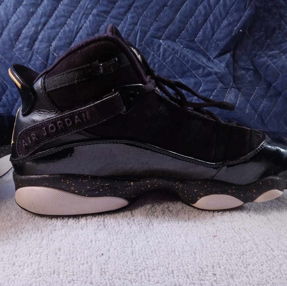 Women black air jordan high